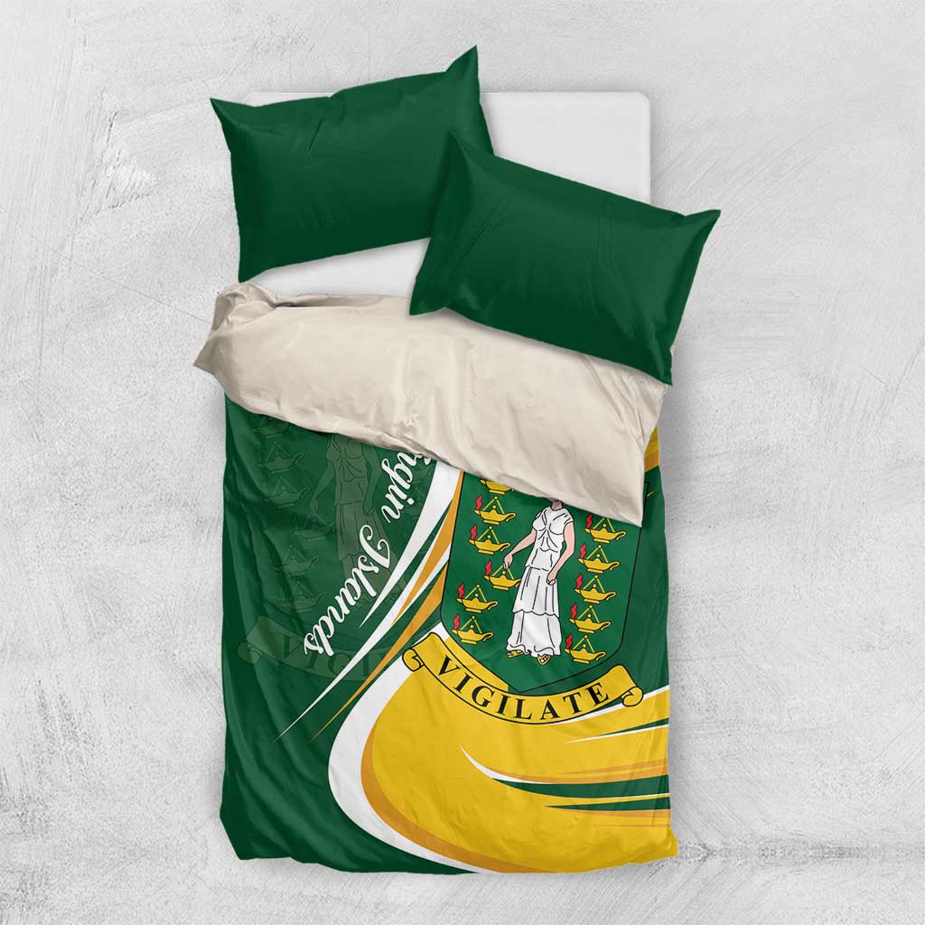 British Virgin Islands Bedding Set Vigilate Flag Color