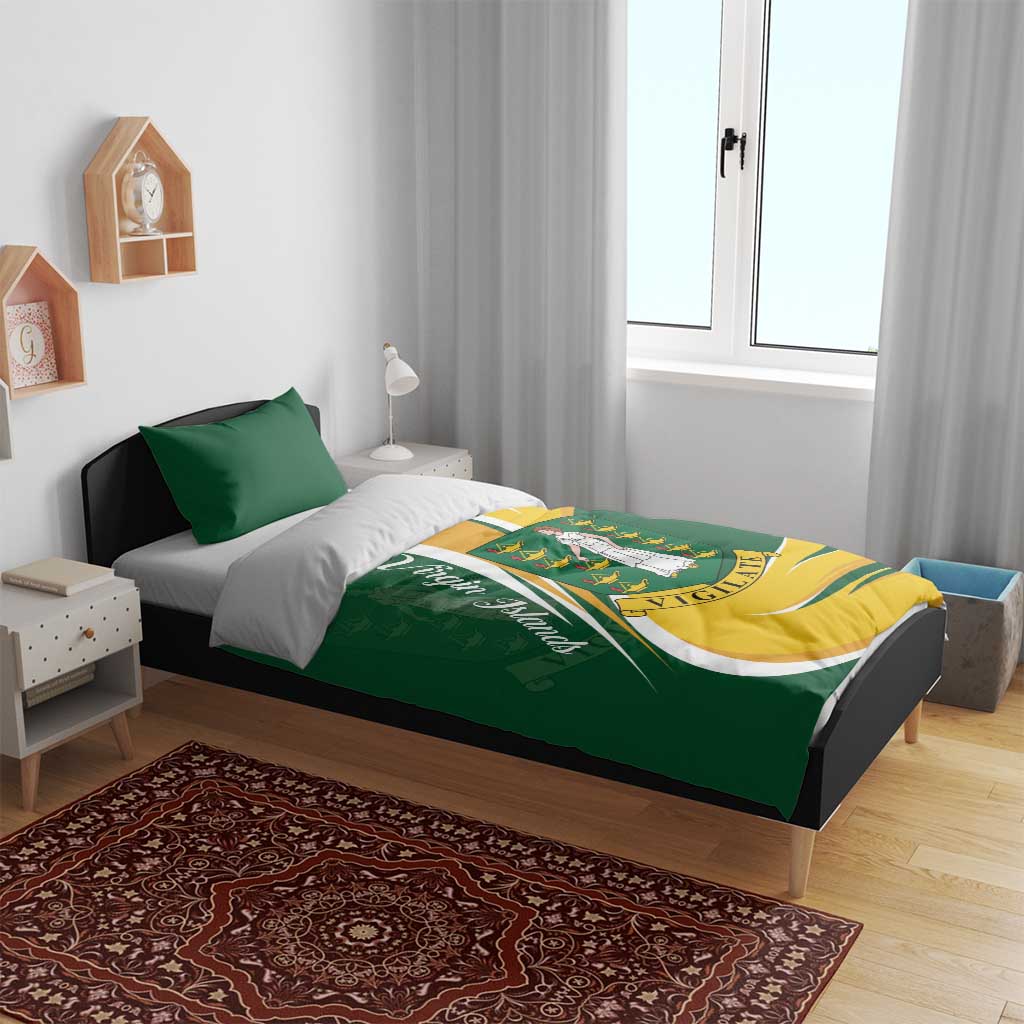 British Virgin Islands Bedding Set Vigilate Flag Color