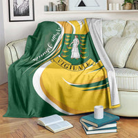 British Virgin Islands Blanket Vigilate Flag Color