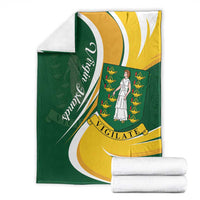 British Virgin Islands Blanket Vigilate Flag Color