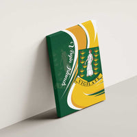 British Virgin Islands Canvas Wall Art Vigilate Flag Color