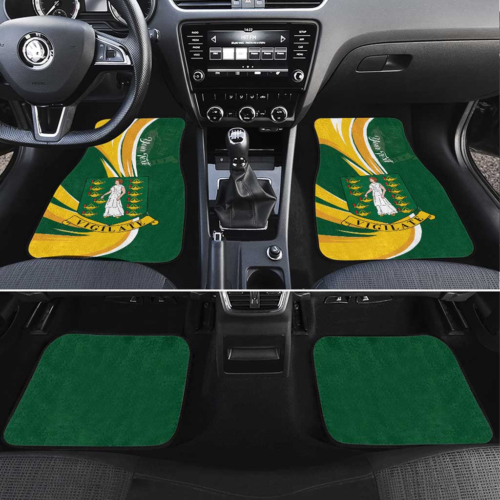 British Virgin Islands Car Mats Vigilate Flag Color