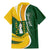 Personalised British Virgin Islands Family Matching Mermaid Dress and Hawaiian Shirt Vigilate Flag Color