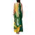 Personalised British Virgin Islands Family Matching Tank Maxi Dress and Hawaiian Shirt Vigilate Flag Color