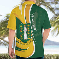 Personalised British Virgin Islands Hawaiian Shirt Vigilate Flag Color