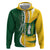 Personalised British Virgin Islands Hoodie Vigilate Flag Color