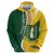 Personalised British Virgin Islands Hoodie Vigilate Flag Color