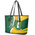 British Virgin Islands Leather Tote Bag Vigilate Flag Color