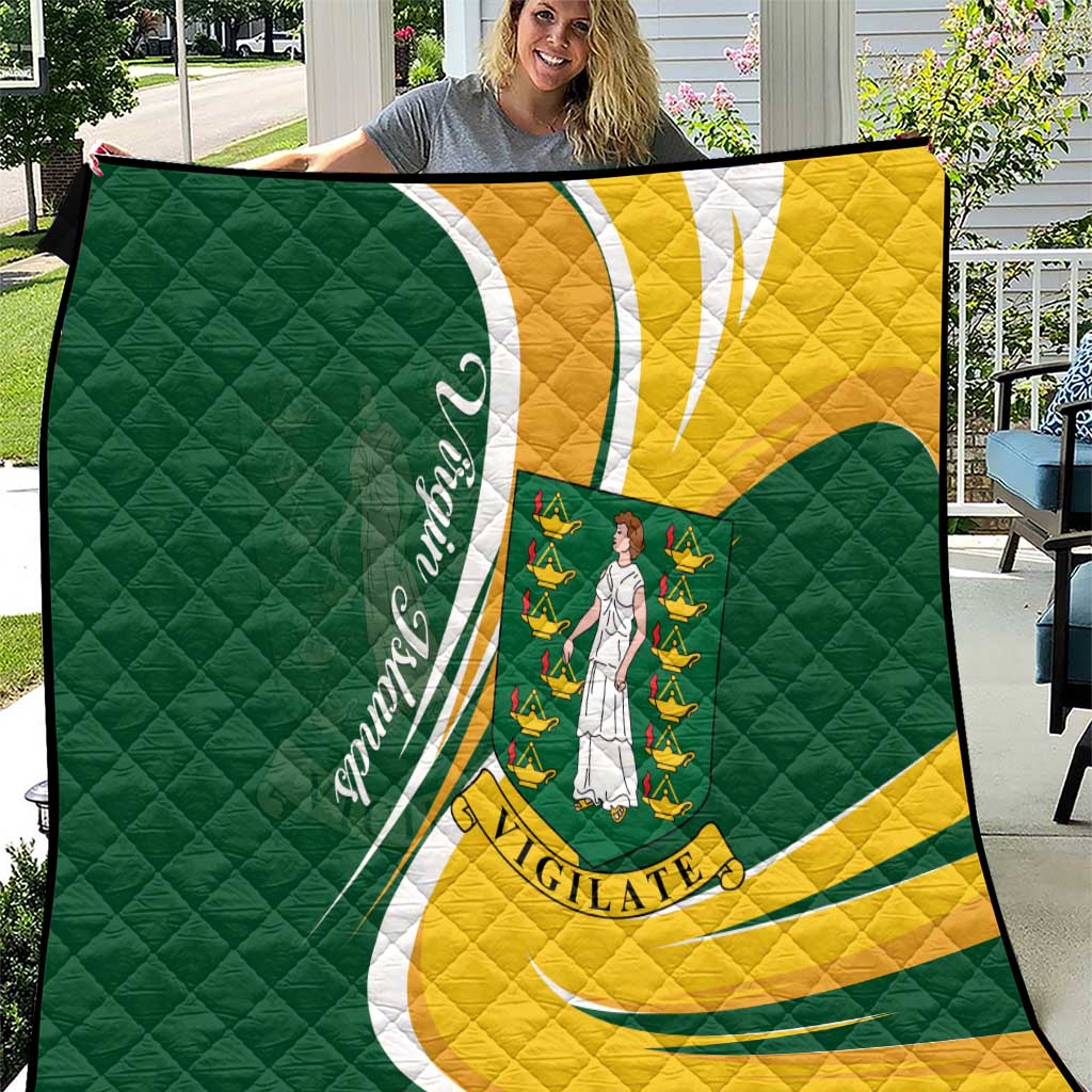 British Virgin Islands Quilt Vigilate Flag Color