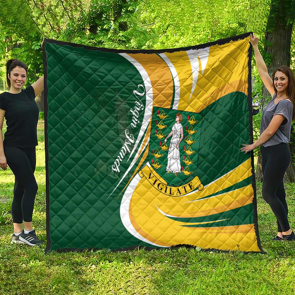 British Virgin Islands Quilt Vigilate Flag Color