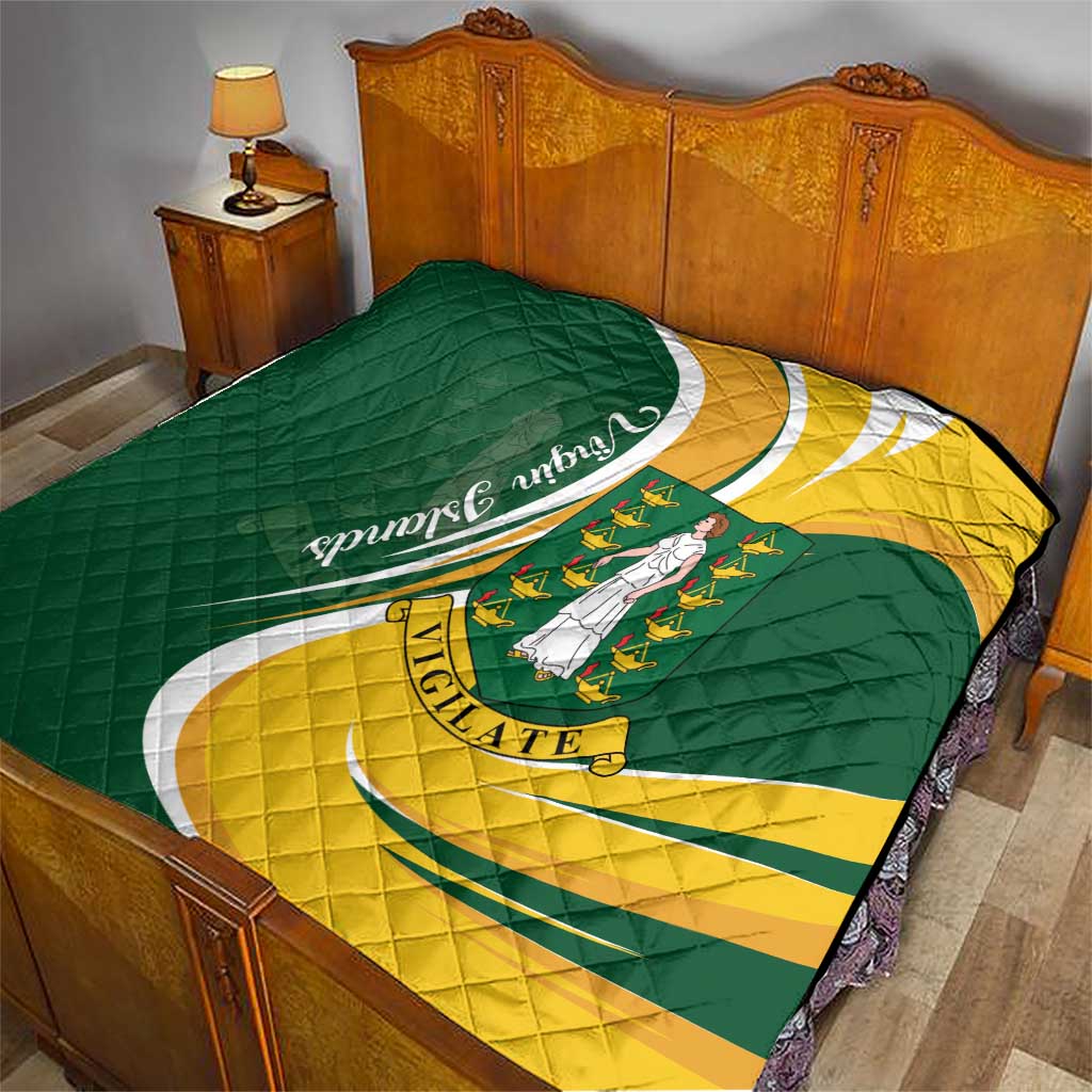 British Virgin Islands Quilt Vigilate Flag Color
