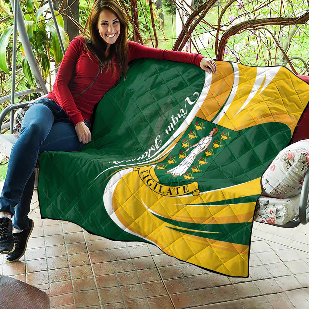 British Virgin Islands Quilt Vigilate Flag Color