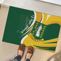 British Virgin Islands Rubber Doormat Vigilate Flag Color