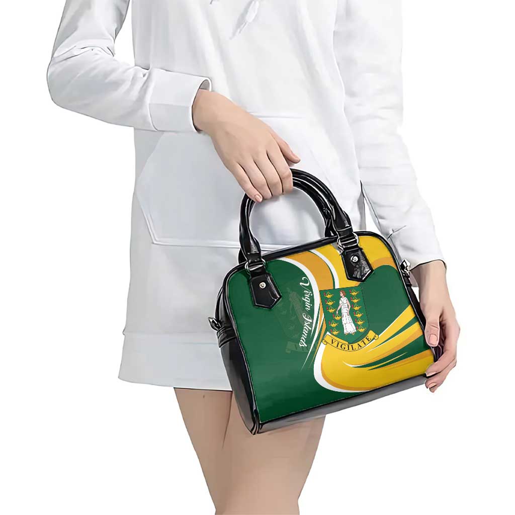 British Virgin Islands Shoulder Handbag Vigilate Flag Color