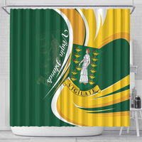 British Virgin Islands Shower Curtain Vigilate Flag Color