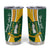 Personalised British Virgin Islands Tumbler Cup Vigilate Flag Color