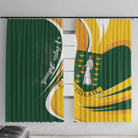 British Virgin Islands Window Curtain Vigilate Flag Color