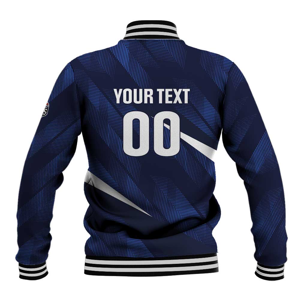 Custom Hong Kong Rugby Baseball Jacket Dragons Go Champions