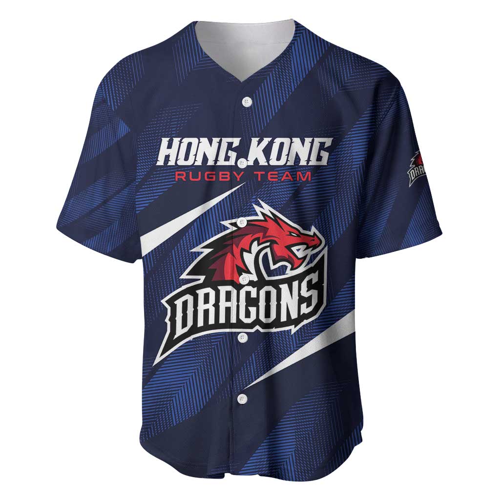Custom Hong Kong Rugby Baseball Jersey Dragons Go Champions