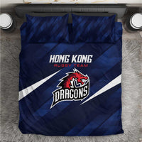 Hong Kong Rugby Bedding Set Dragons Go Champions