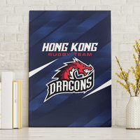 Hong Kong Rugby Canvas Wall Art Dragons Go Champions