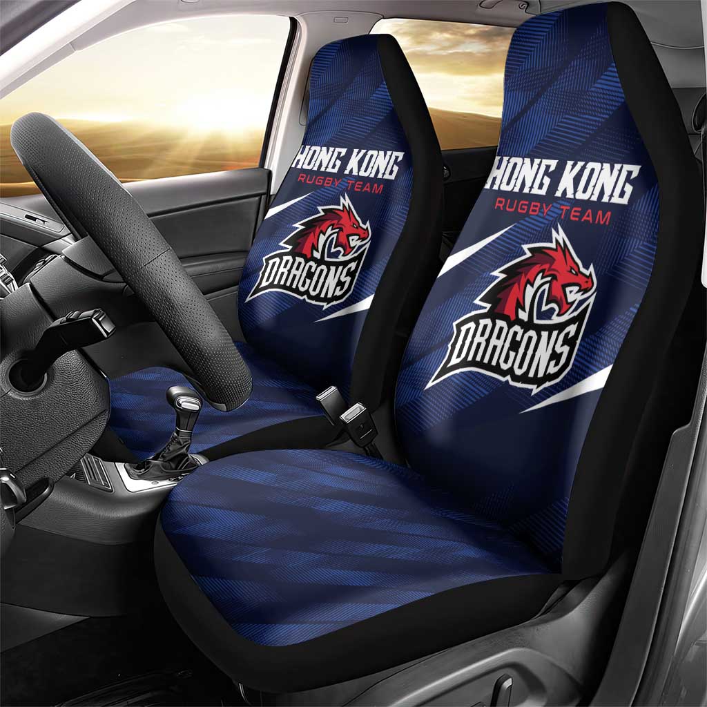 Hong Kong Rugby Car Seat Cover Dragons Go Champions