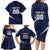 Custom Hong Kong Rugby Family Matching Long Sleeve Bodycon Dress and Hawaiian Shirt Dragons Go Champions