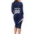 Custom Hong Kong Rugby Family Matching Long Sleeve Bodycon Dress and Hawaiian Shirt Dragons Go Champions