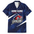 Custom Hong Kong Rugby Family Matching Off The Shoulder Long Sleeve Dress and Hawaiian Shirt Dragons Go Champions