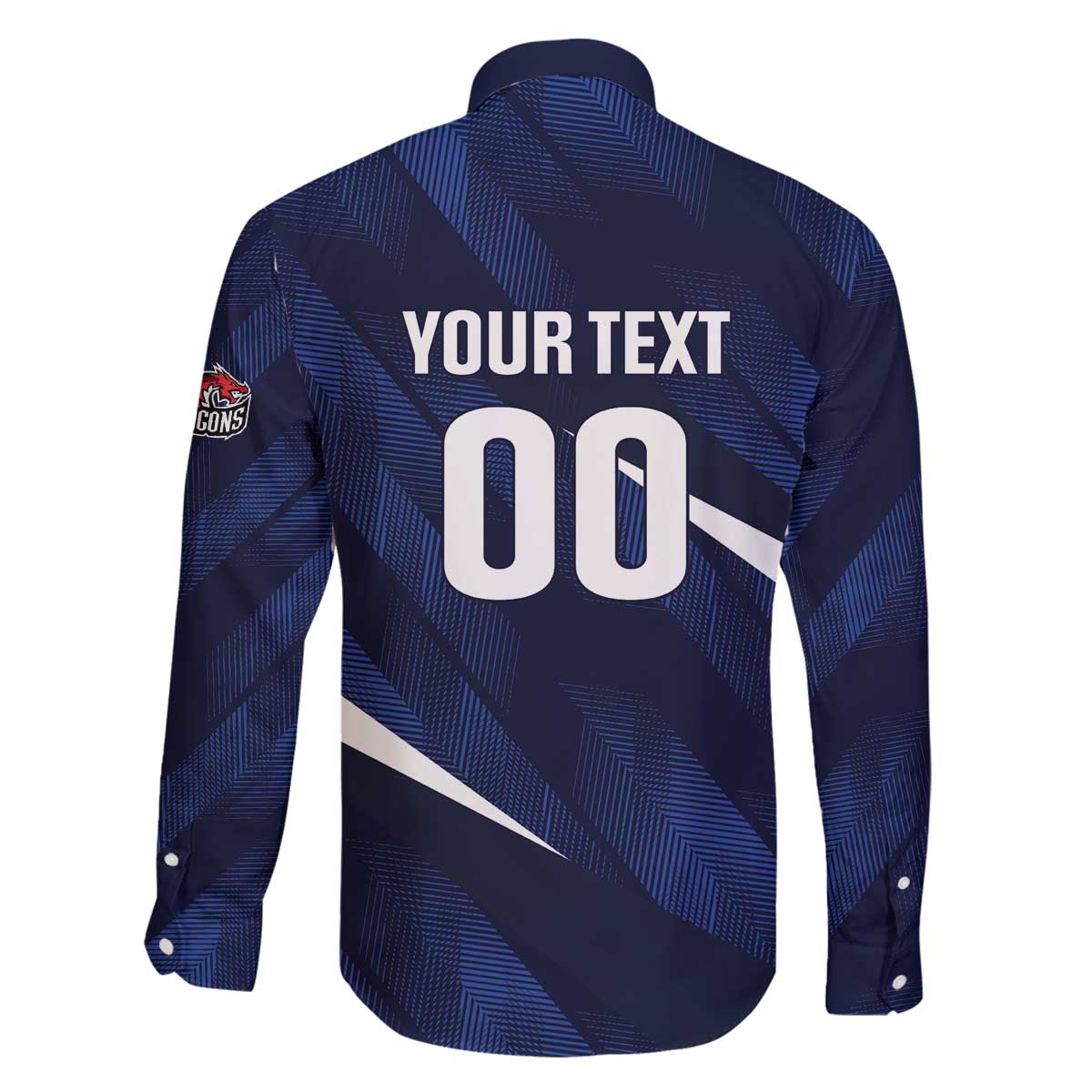 Custom Hong Kong Rugby Family Matching Off The Shoulder Long Sleeve Dress and Hawaiian Shirt Dragons Go Champions