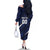 Custom Hong Kong Rugby Family Matching Off The Shoulder Long Sleeve Dress and Hawaiian Shirt Dragons Go Champions
