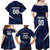 Custom Hong Kong Rugby Family Matching Off Shoulder Maxi Dress and Hawaiian Shirt Dragons Go Champions