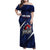Custom Hong Kong Rugby Family Matching Off Shoulder Maxi Dress and Hawaiian Shirt Dragons Go Champions
