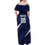 Custom Hong Kong Rugby Family Matching Off Shoulder Maxi Dress and Hawaiian Shirt Dragons Go Champions