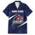 Custom Hong Kong Rugby Family Matching Off Shoulder Short Dress and Hawaiian Shirt Dragons Go Champions