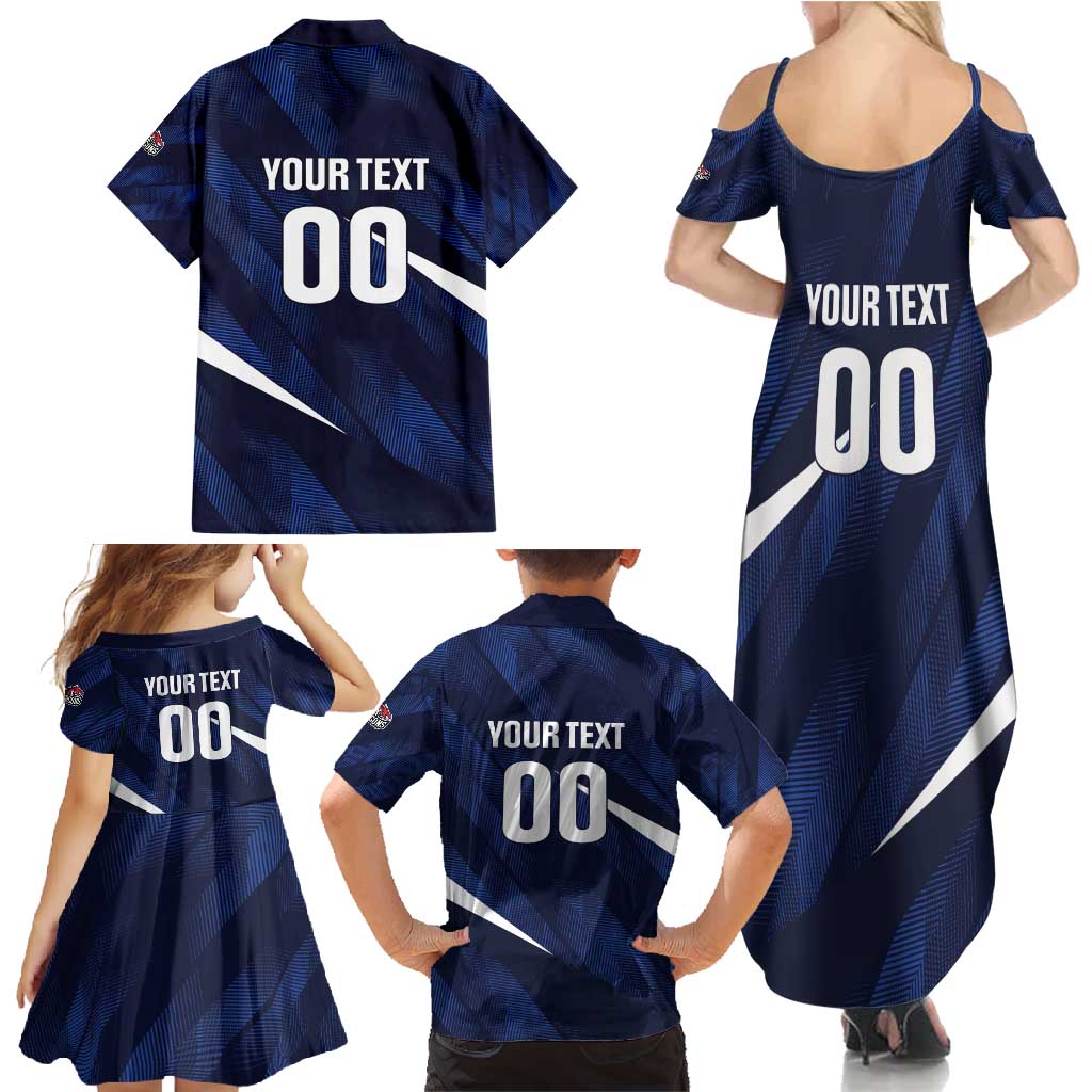 Custom Hong Kong Rugby Family Matching Summer Maxi Dress and Hawaiian Shirt Dragons Go Champions
