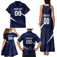 Custom Hong Kong Rugby Family Matching Tank Maxi Dress and Hawaiian Shirt Dragons Go Champions