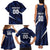 Custom Hong Kong Rugby Family Matching Tank Maxi Dress and Hawaiian Shirt Dragons Go Champions