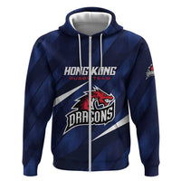 Custom Hong Kong Rugby Hoodie Dragons Go Champions