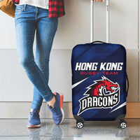 Hong Kong Rugby Luggage Cover Dragons Go Champions