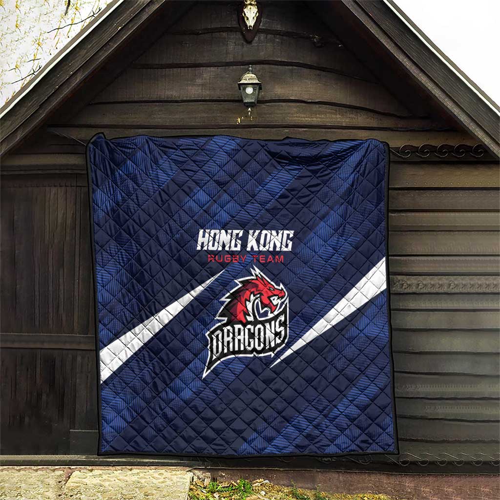 Hong Kong Rugby Quilt Dragons Go Champions
