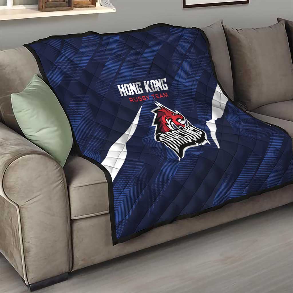 Hong Kong Rugby Quilt Dragons Go Champions