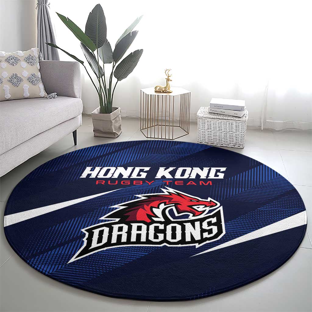 Hong Kong Rugby Round Carpet Dragons Go Champions