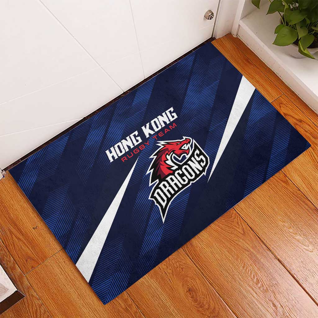 Hong Kong Rugby Rubber Doormat Dragons Go Champions