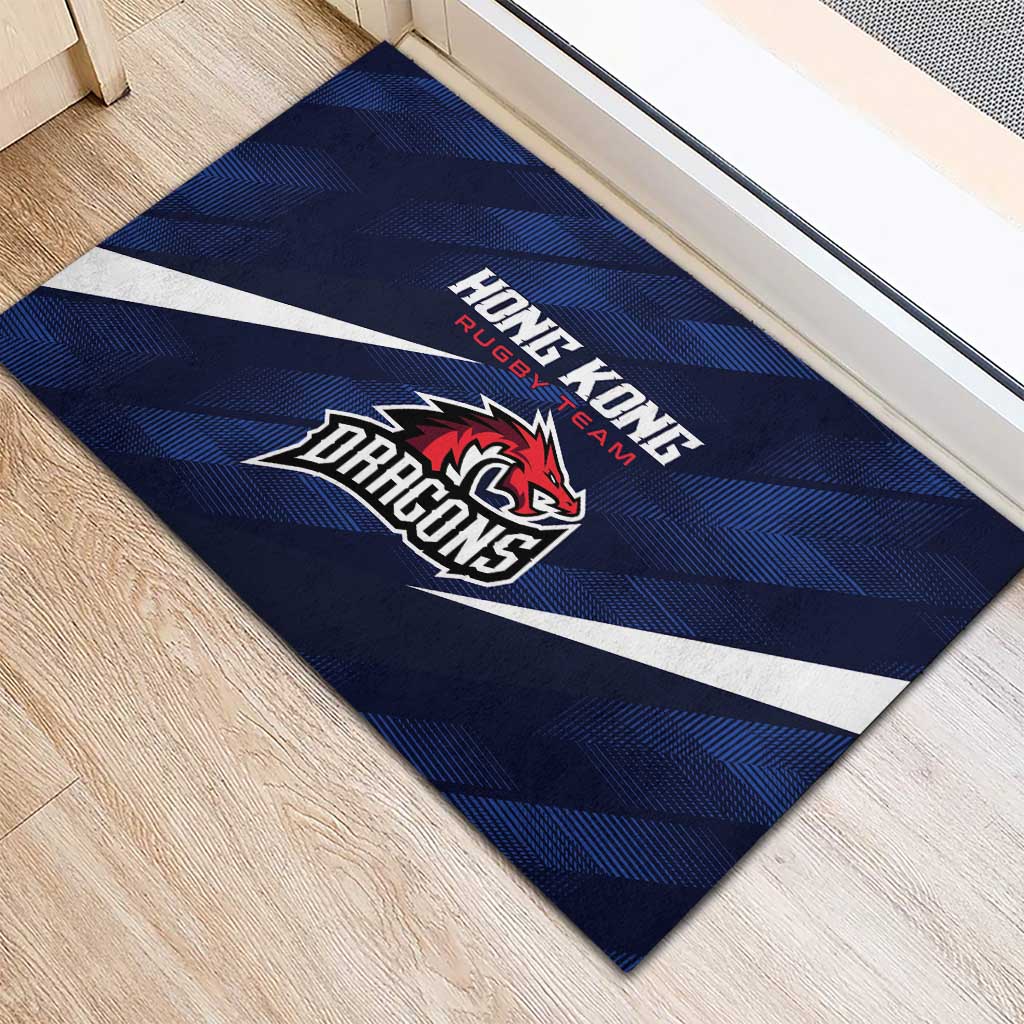 Hong Kong Rugby Rubber Doormat Dragons Go Champions