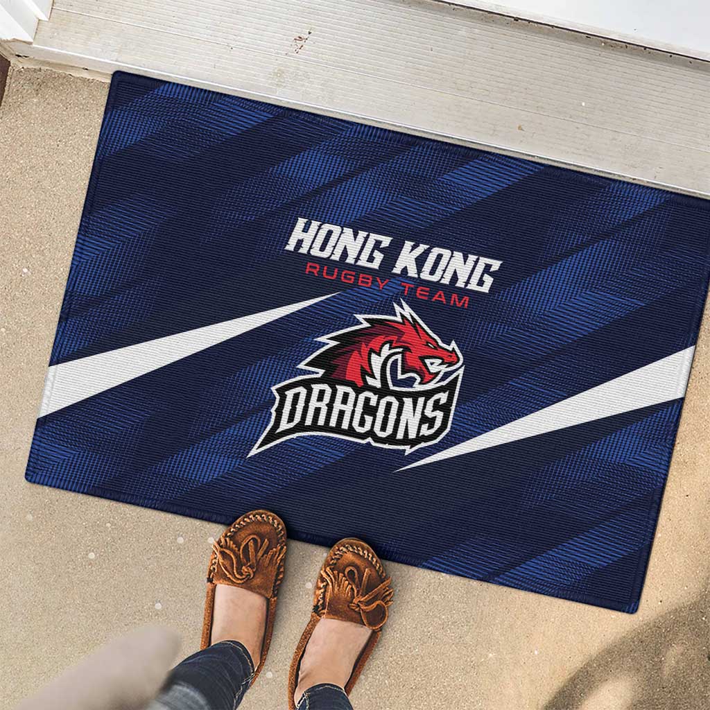 Hong Kong Rugby Rubber Doormat Dragons Go Champions