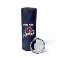 Custom Hong Kong Rugby Skinny Tumbler Dragons Go Champions