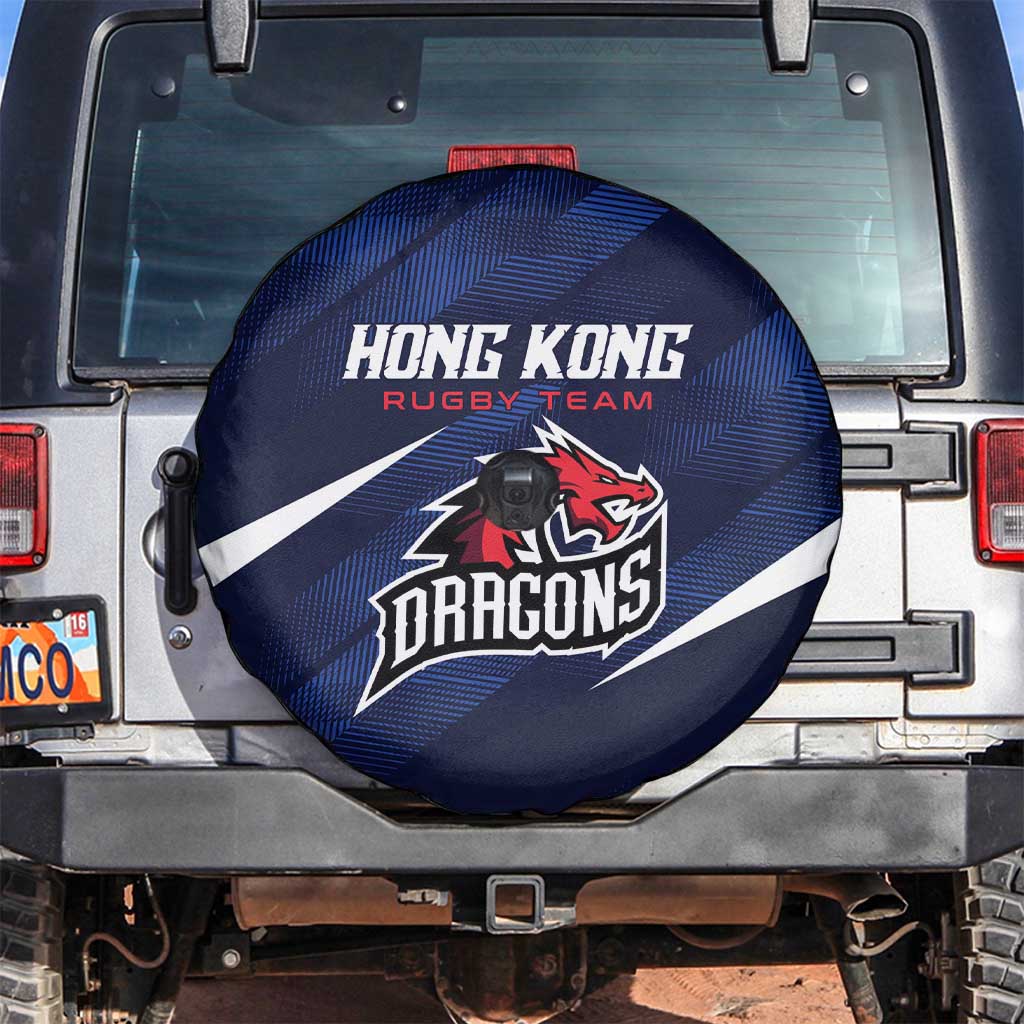 Hong Kong Rugby Spare Tire Cover Dragons Go Champions