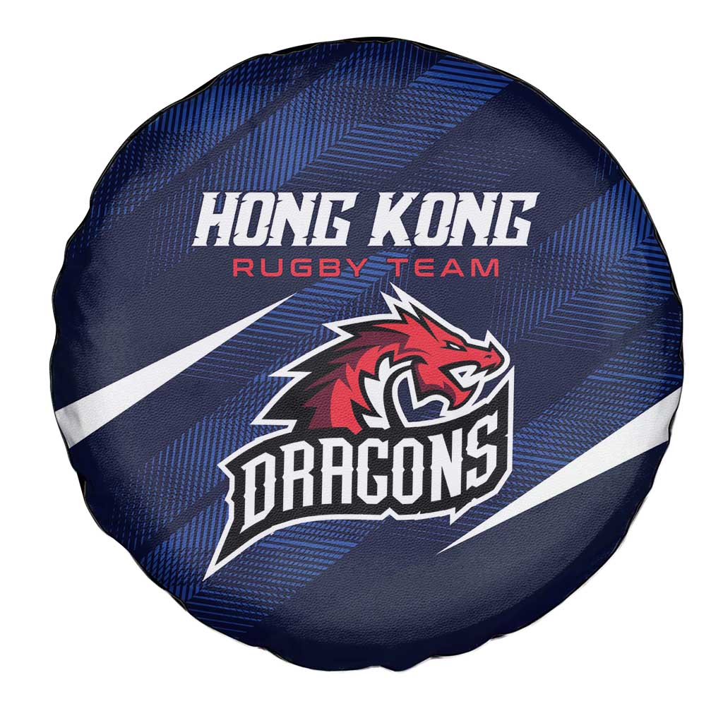 Hong Kong Rugby Spare Tire Cover Dragons Go Champions