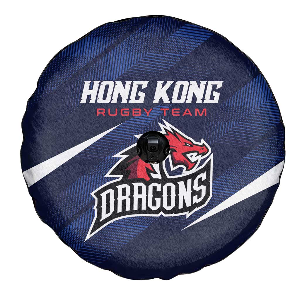 Hong Kong Rugby Spare Tire Cover Dragons Go Champions